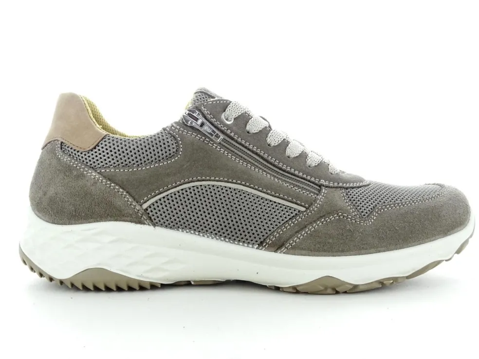 Sneakers Uomo “IMAC” 551720 Collezione Primavera/Estate 2025 – Tortora e ocra