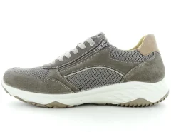 Sneakers Uomo “IMAC” 551720 Collezione Primavera/Estate 2025 – Tortora e ocra