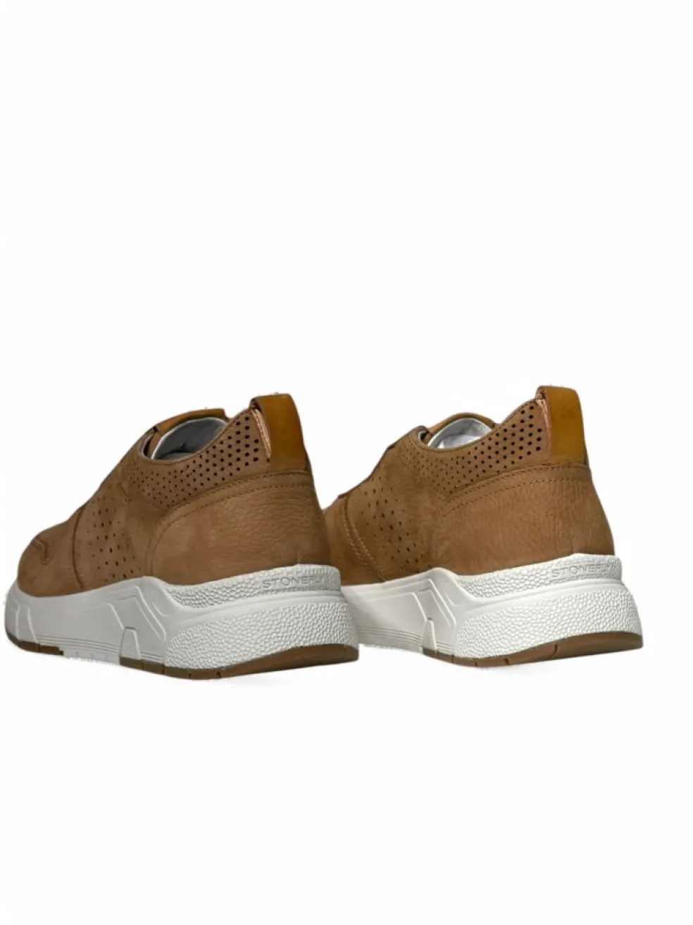 Sneakers Uomo “Stonefly” 213880 Collezione Primavera/Estate 2025 – Blu/Tabacco/Grigio