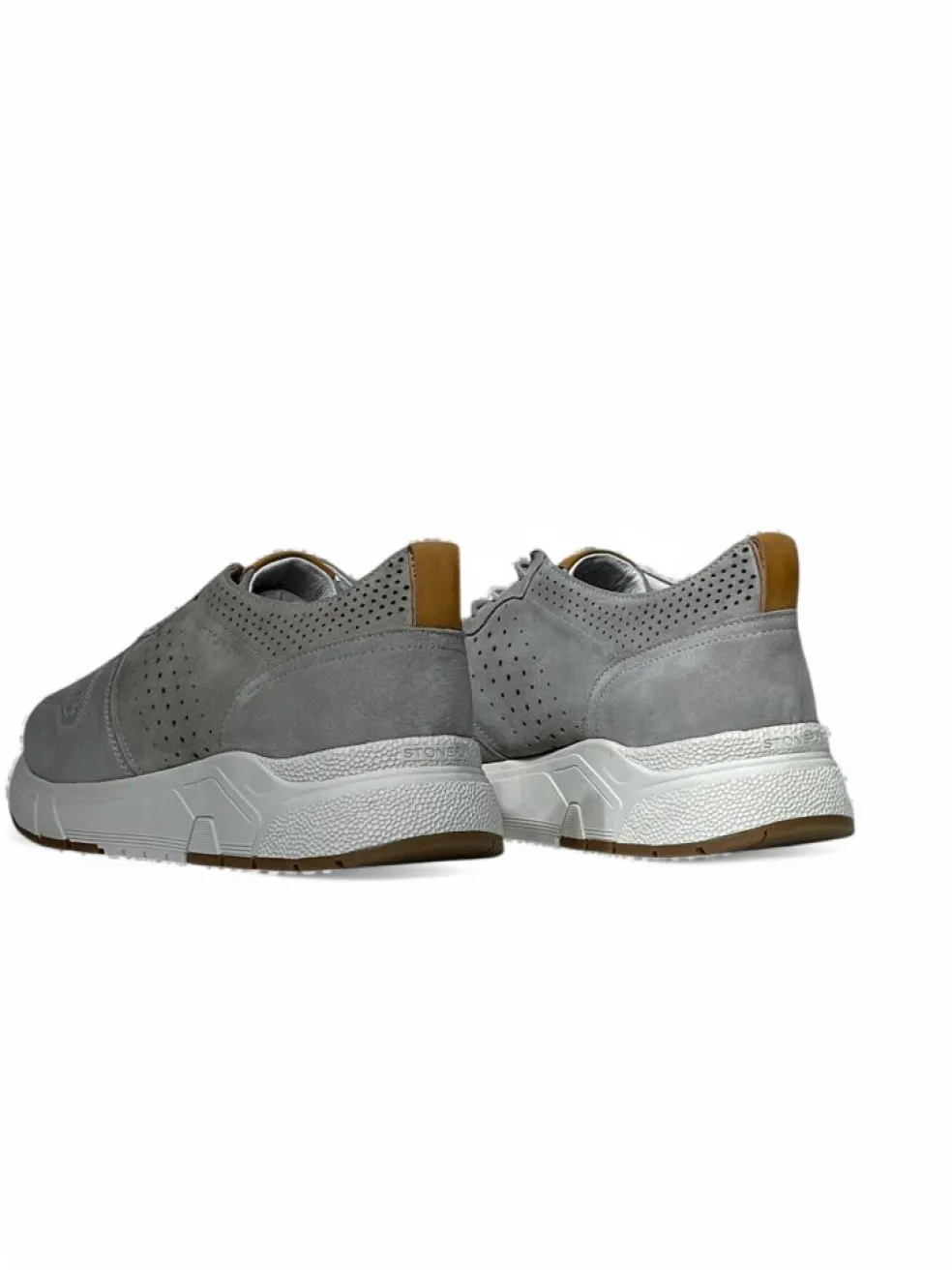 Sneakers Uomo “Stonefly” 213880 Collezione Primavera/Estate 2025 – Blu/Tabacco/Grigio