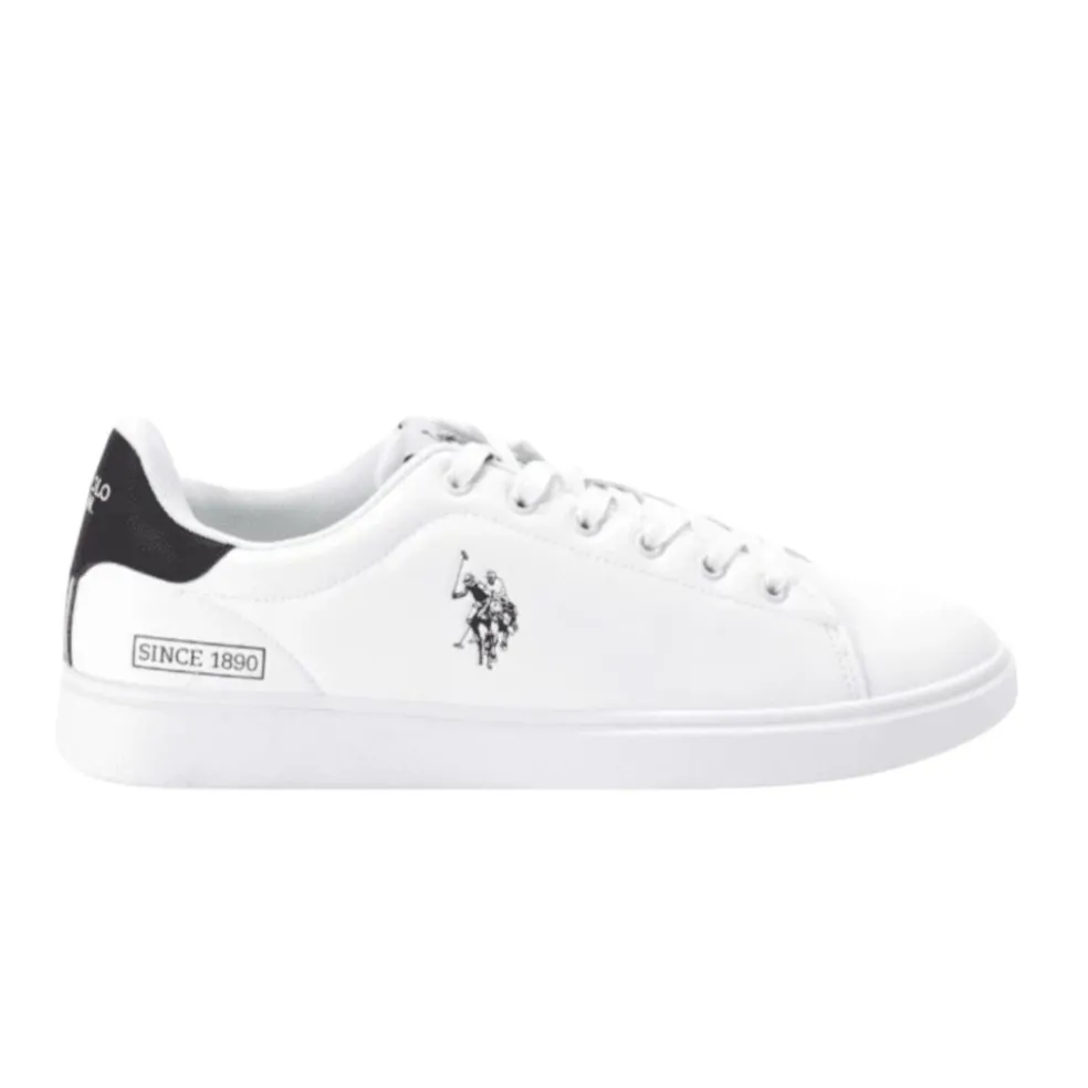 Sneakers Uomo “U.S. Polo Assn.” Byroon001 Collezione Primavera/Estate 2025 Bianco – Nero