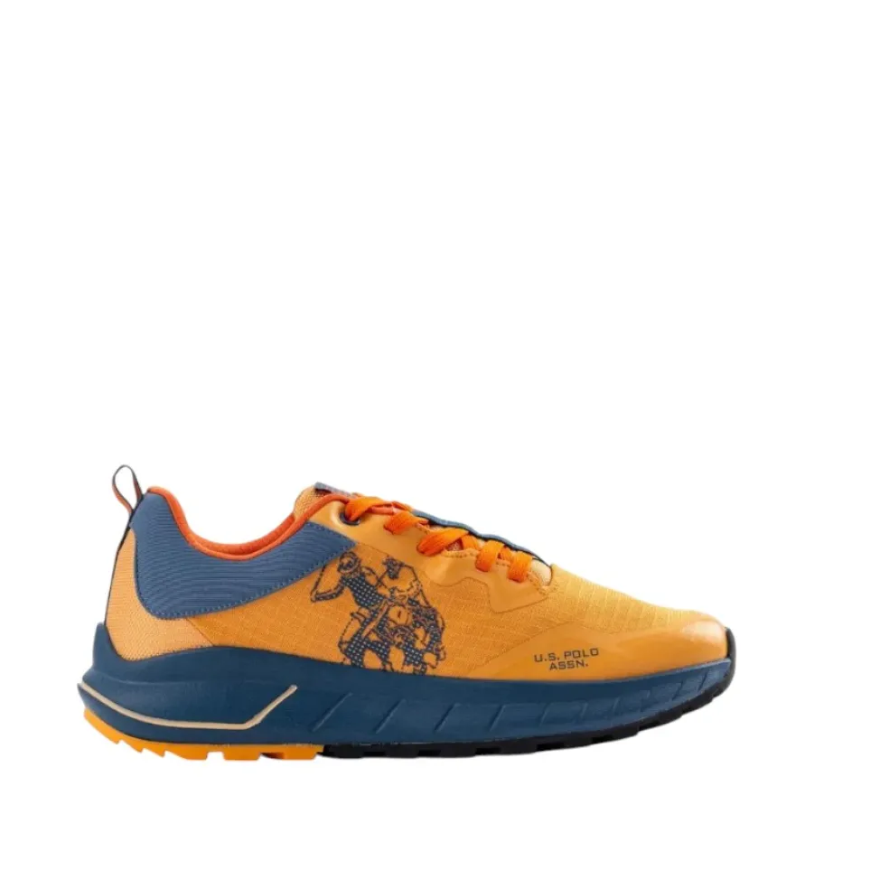 Sneakers uomo “U.S. Polo Assn.” SETH005-YEL-BLU01 Collezione Primavera/Estate 2025 – Ocra Multi