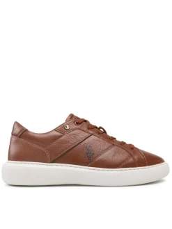 Sneakers uomo “U.S. Polo Assn.” Cryme001 Collezione Primavera/Estate 2025 – Cuoio