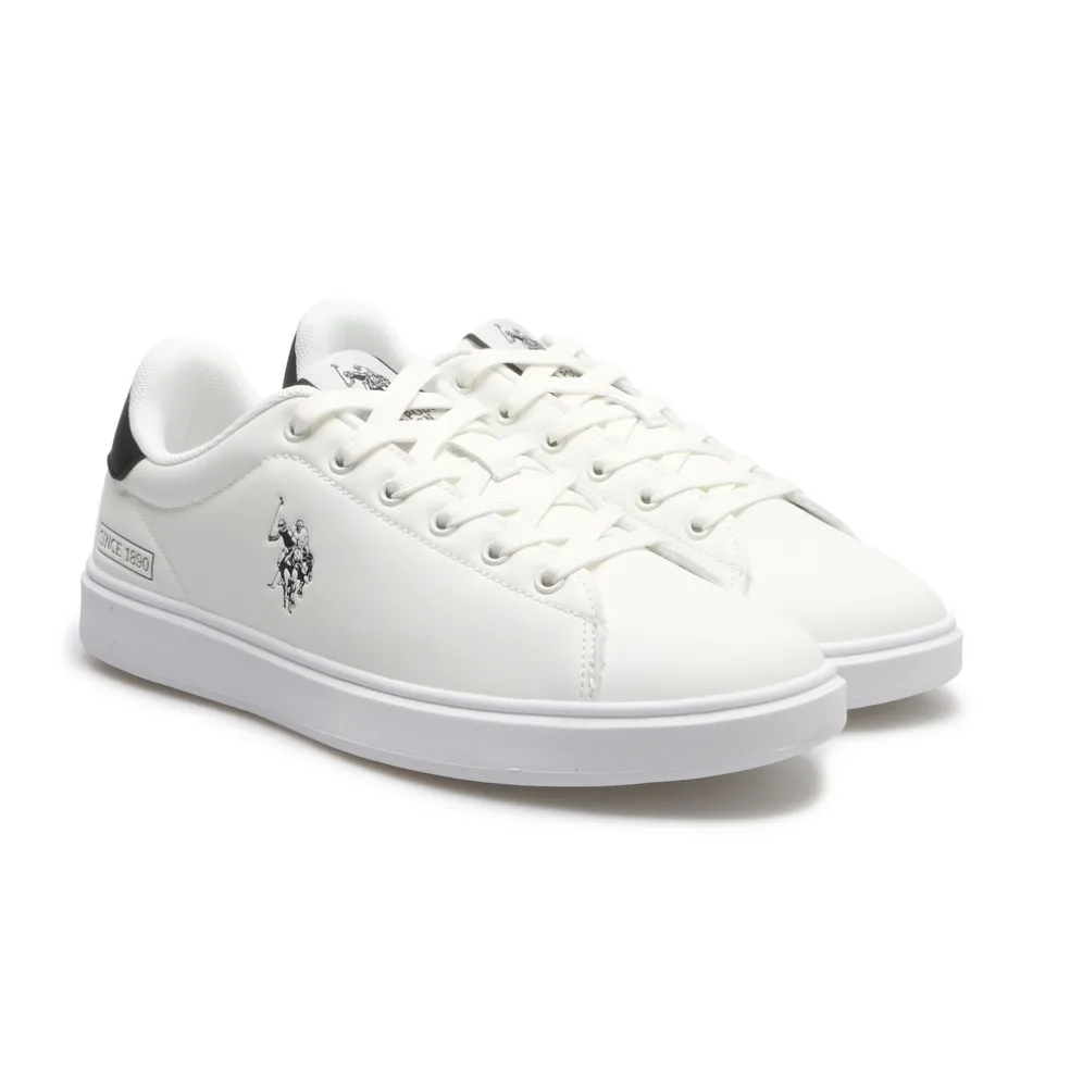 Sneakers Uomo “U.S. Polo Assn.” Byroon001 Collezione Primavera/Estate 2025 Bianco – Nero