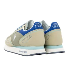 Sneakers Uomo “U.S. Polo Assn.” Nobil012A Collezione Primavera/Estate 2025 – Fango e Azzurro