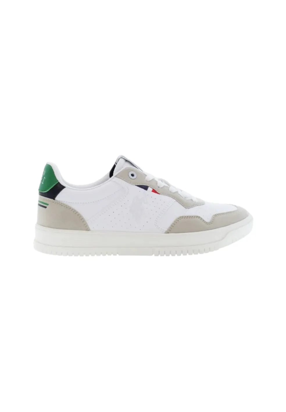 Sneakers uomo “U.S. Polo Assn.” Kosmo001B Collezione Primavera/Estate 2025 – Bianco e Nero/Bianco e Verde/Bianco e Rosso