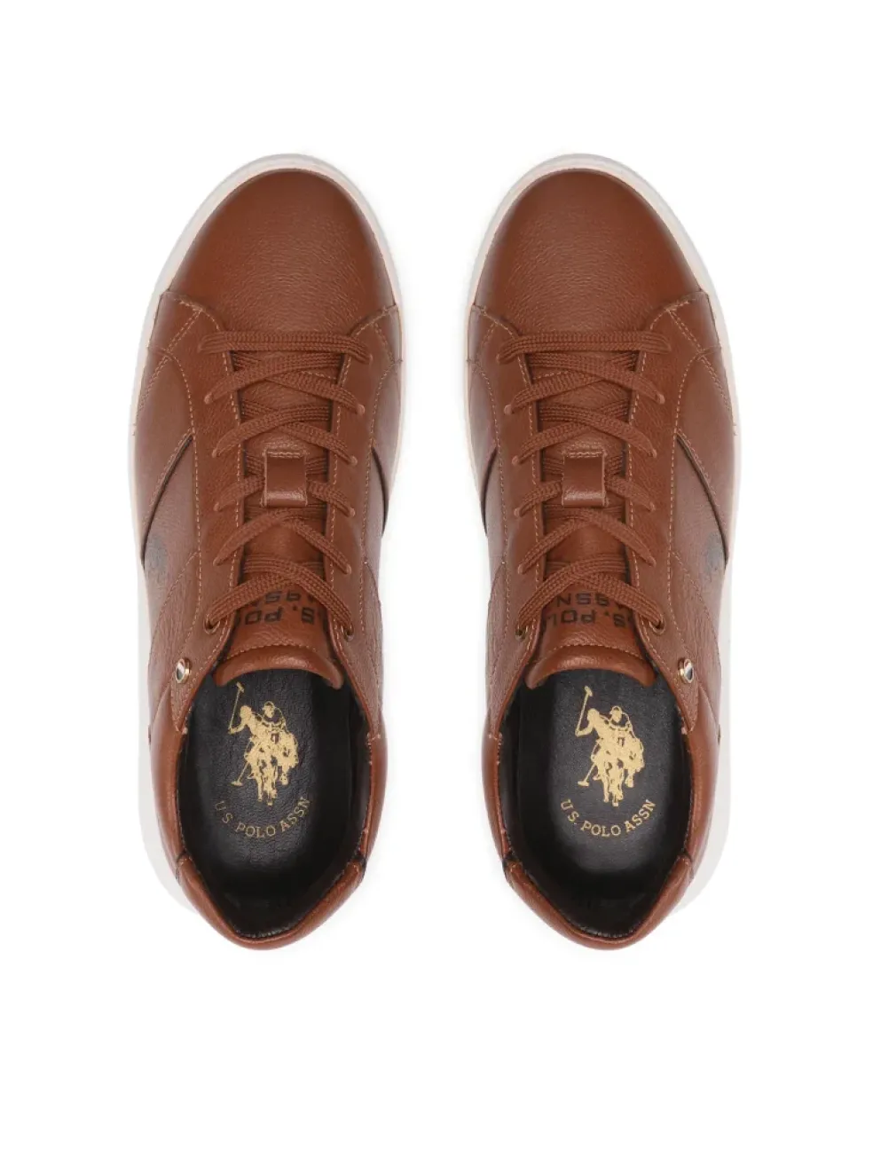 Sneakers uomo “U.S. Polo Assn.” Cryme001 Collezione Primavera/Estate 2025 – Cuoio