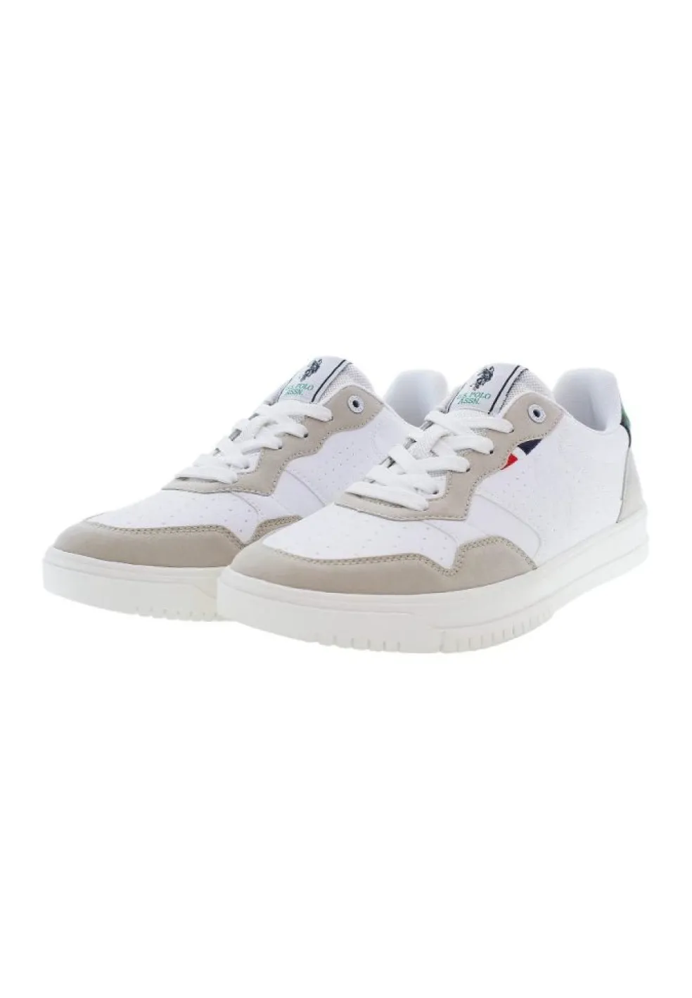Sneakers uomo “U.S. Polo Assn.” Kosmo001B Collezione Primavera/Estate 2025 – Bianco e Nero/Bianco e Verde/Bianco e Rosso