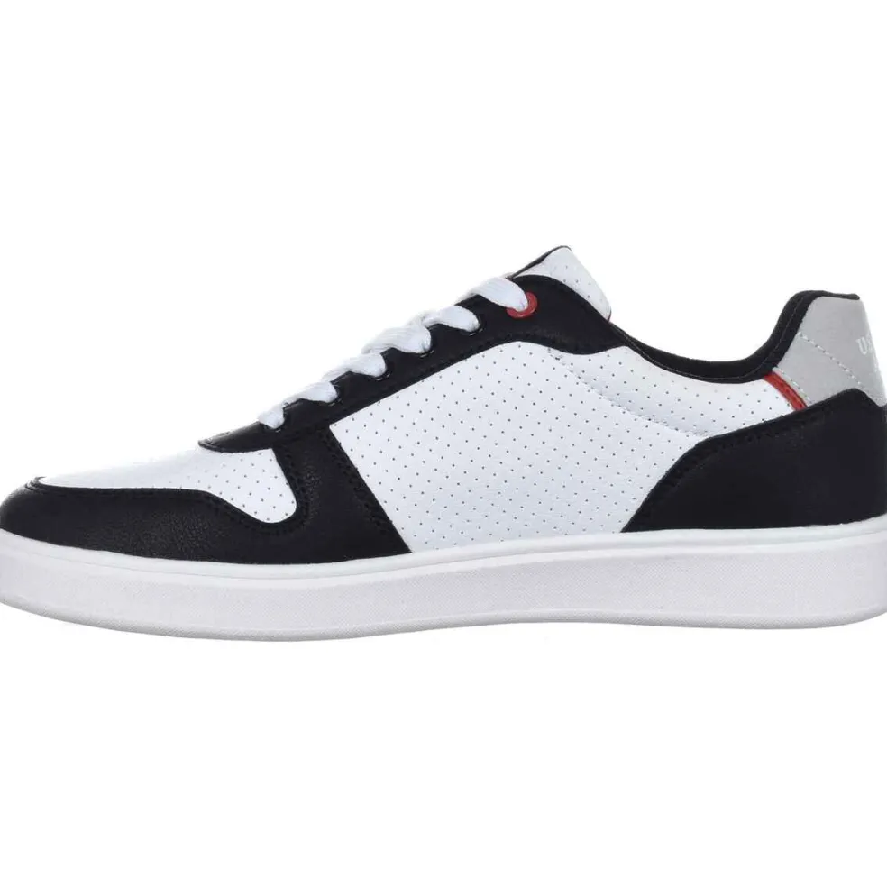 Sneakers “U.S. Polo Assn” Rokko003b Collezione Primavera/Estate 2025 – Bianco e Nero