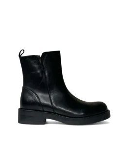 Stivaletti donna “Exton” AE84 vitello Collezione Autunno/Inverno 2024/2025 – Marrone/Nero