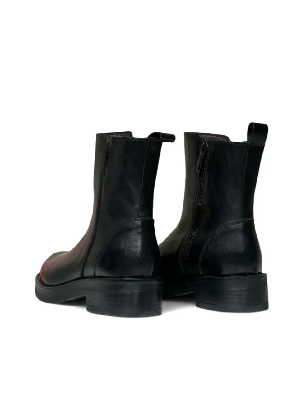 Stivaletti donna “Exton” AE84 vitello Collezione Autunno/Inverno 2024/2025 – Marrone/Nero