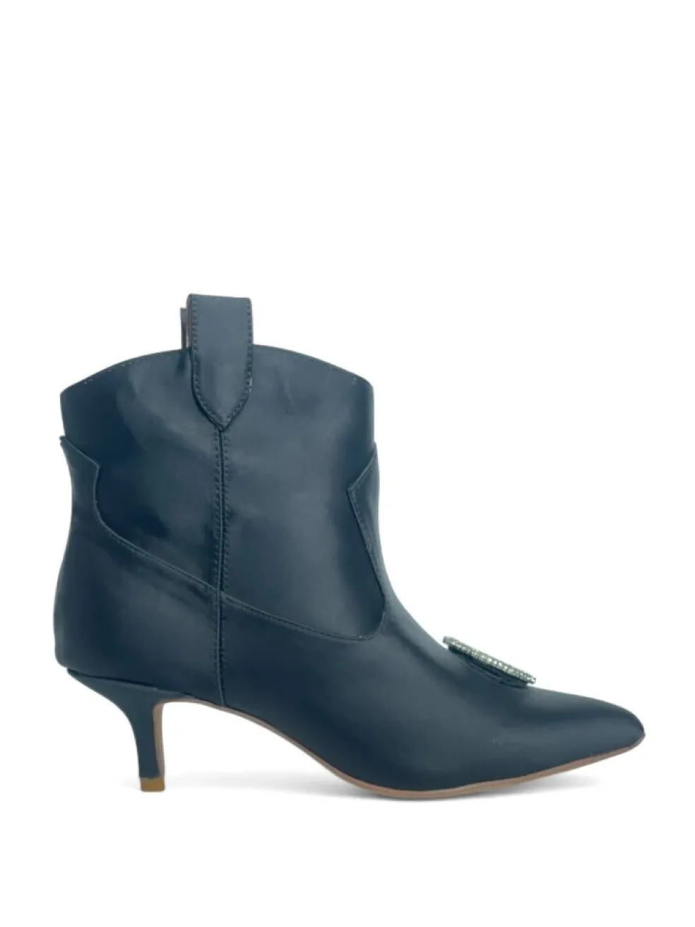 Stivaletti donna “Gaelle Paris” GBDC2599FSTT Collezione Autunno/Inverno 2024/2025 In raso – Nero