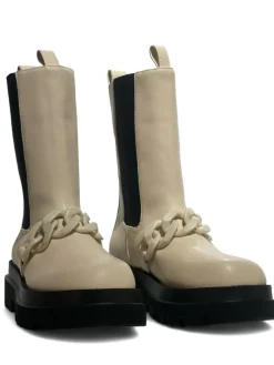 Stivaletti donna “Gaelle Paris” GBCDP2819 Collezione Autunno/Inverno 2024/2025 – Crema