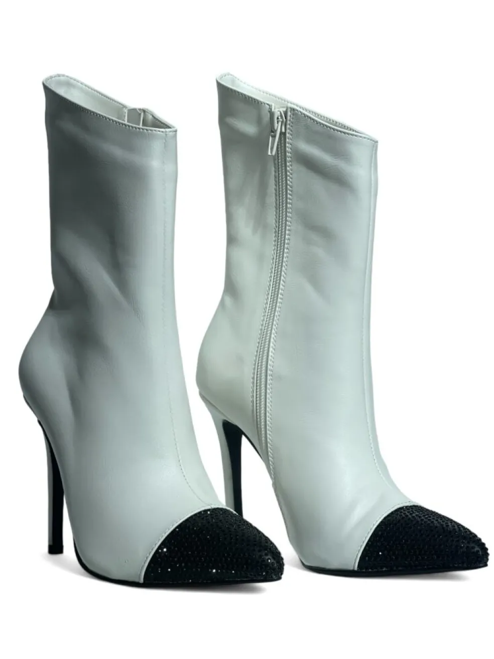 Stivaletti donna “Gaelle Paris” GBCDM2903 Collezione Autunno/Inverno 2024/2025 – Nero/Bianco
