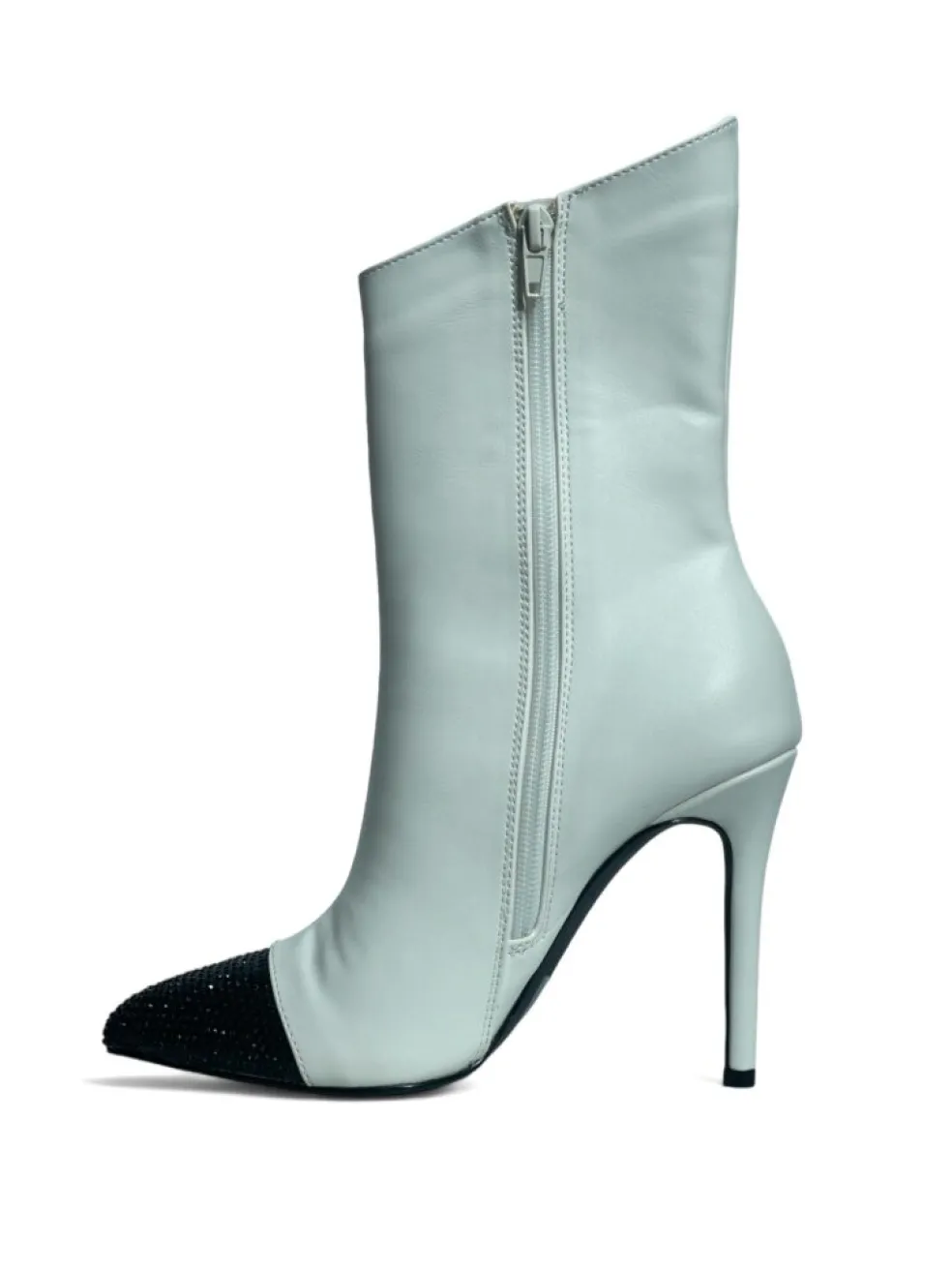 Stivaletti donna “Gaelle Paris” GBCDM2903 Collezione Autunno/Inverno 2024/2025 – Nero/Bianco