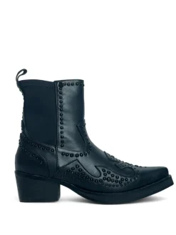 Stivaletti texano donna “Gaelle Paris” GBDC2401 Collezione Autunno/Inverno 2024/2025 – Nero