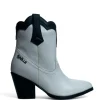 Stivaletti Texano donna “Gaelle Paris” GBDA1735 Collezione Autunno/Inverno 2024/2025 – Bianco e Nero