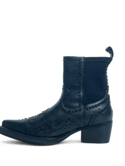 Stivaletti texano donna “Gaelle Paris” GBDC2401 Collezione Autunno/Inverno 2024/2025 – Nero