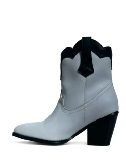 Stivaletti Texano donna “Gaelle Paris” GBDA1735 Collezione Autunno/Inverno 2024/2025 – Bianco e Nero