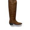 Stivali Camperos donna “Carmens” Kelly High 52263 Collezione Autunno/Inverno 2024/2025 nabuk – Sabbia/Caramello