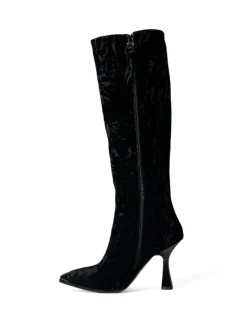 Stivali donna “Braccialini” N145 Collezione Autunno/Inverno 2024/2025 nabuk – Nero