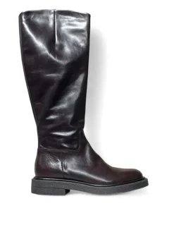 Stivali donna “Carmens” Brook Boot Collezione Autunno/Inverno 2024/2025 in nabuk – Fango/ Fondente