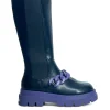 Stivali donna “Gaelle Paris” GBCDP2817/18 Collezione Autunno/Inverno 2024/2025 – Nero e viola/Nero e verde