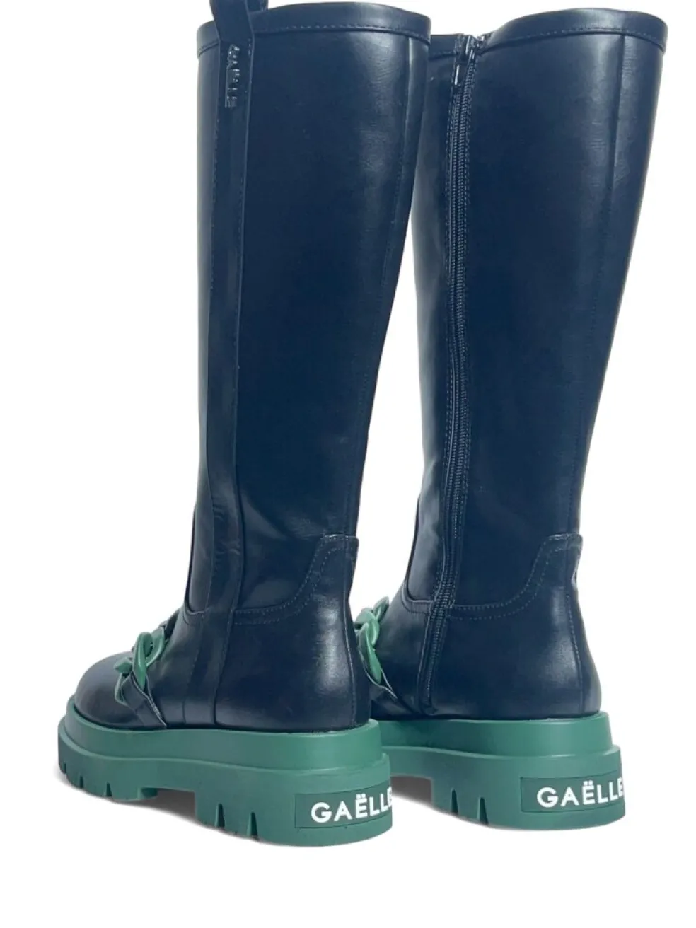 Stivali donna “Gaelle Paris” GBCDP2817/18 Collezione Autunno/Inverno 2024/2025 – Nero e viola/Nero e verde