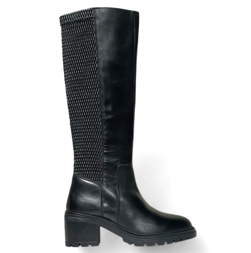 Stivali donna “Geox” D DAMIANA I Collezione Autunno/Inverno 2024/2025 – Nero