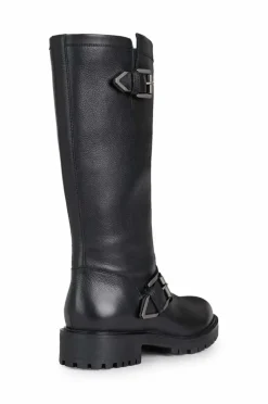 Stivali donna “Geox” WHOARA 18 Collezione Autunno/Inverno 2024/2025 – Nero
